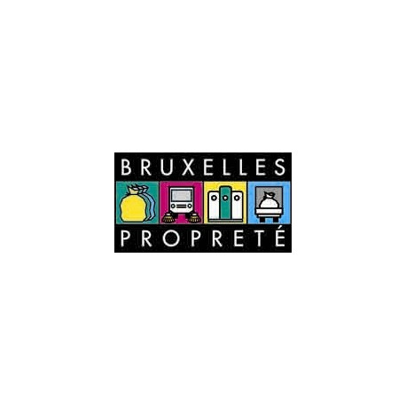 Sacs poubelles bleu " Bruxelles - propreté " 100 litres 