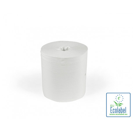 Bobine en papier 2 plis maxi devidage central 