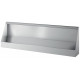 Urinoir en inox mural collectif suspendu 240x57,5x27x5cm