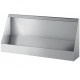 Urinoir en inox mural collectif suspendu 1200x575x275mm